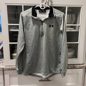 Under Armour Light Gray Quarter-Zip Pullover‎